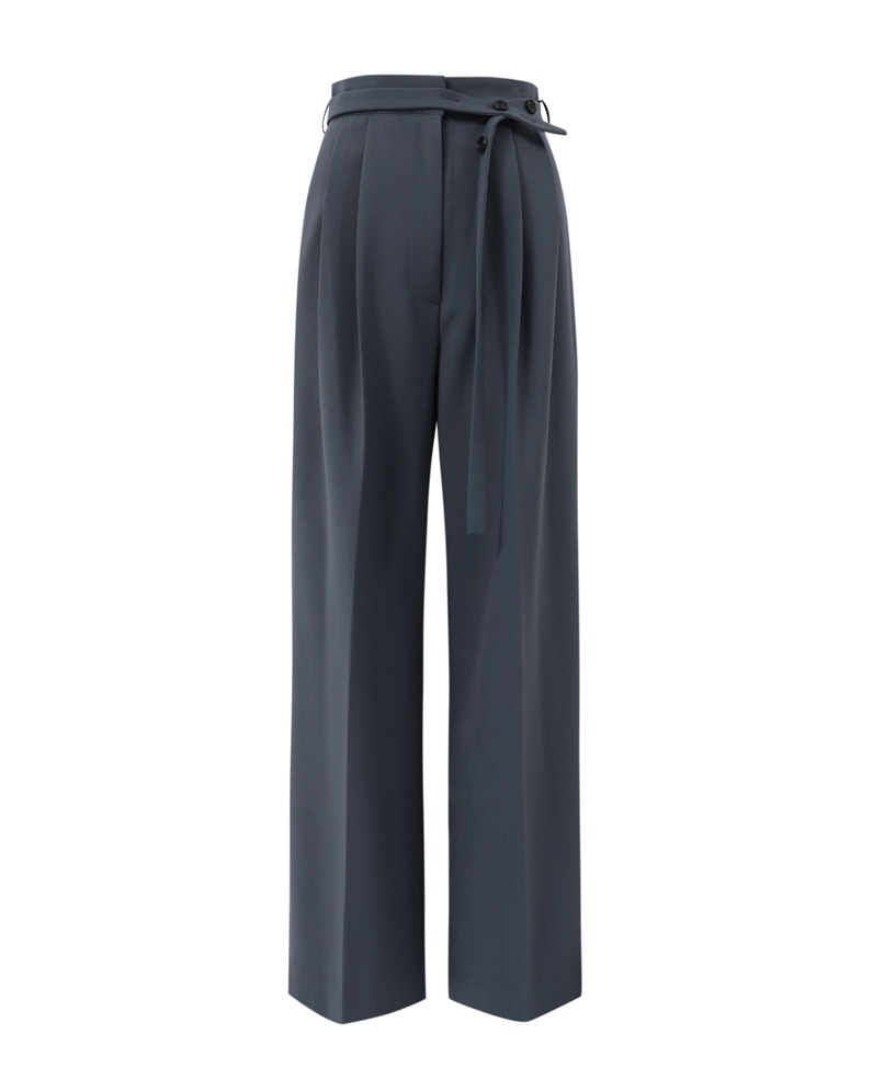 Belted Pleat Trousers
