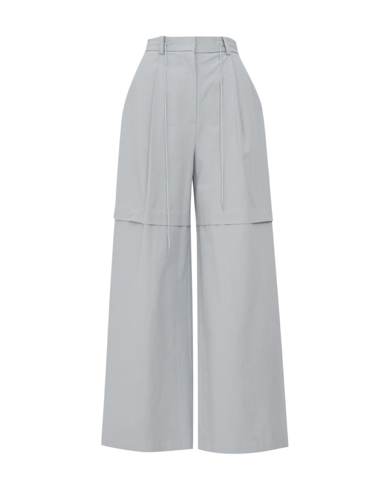Convertible Detail Trousers with Waist String
