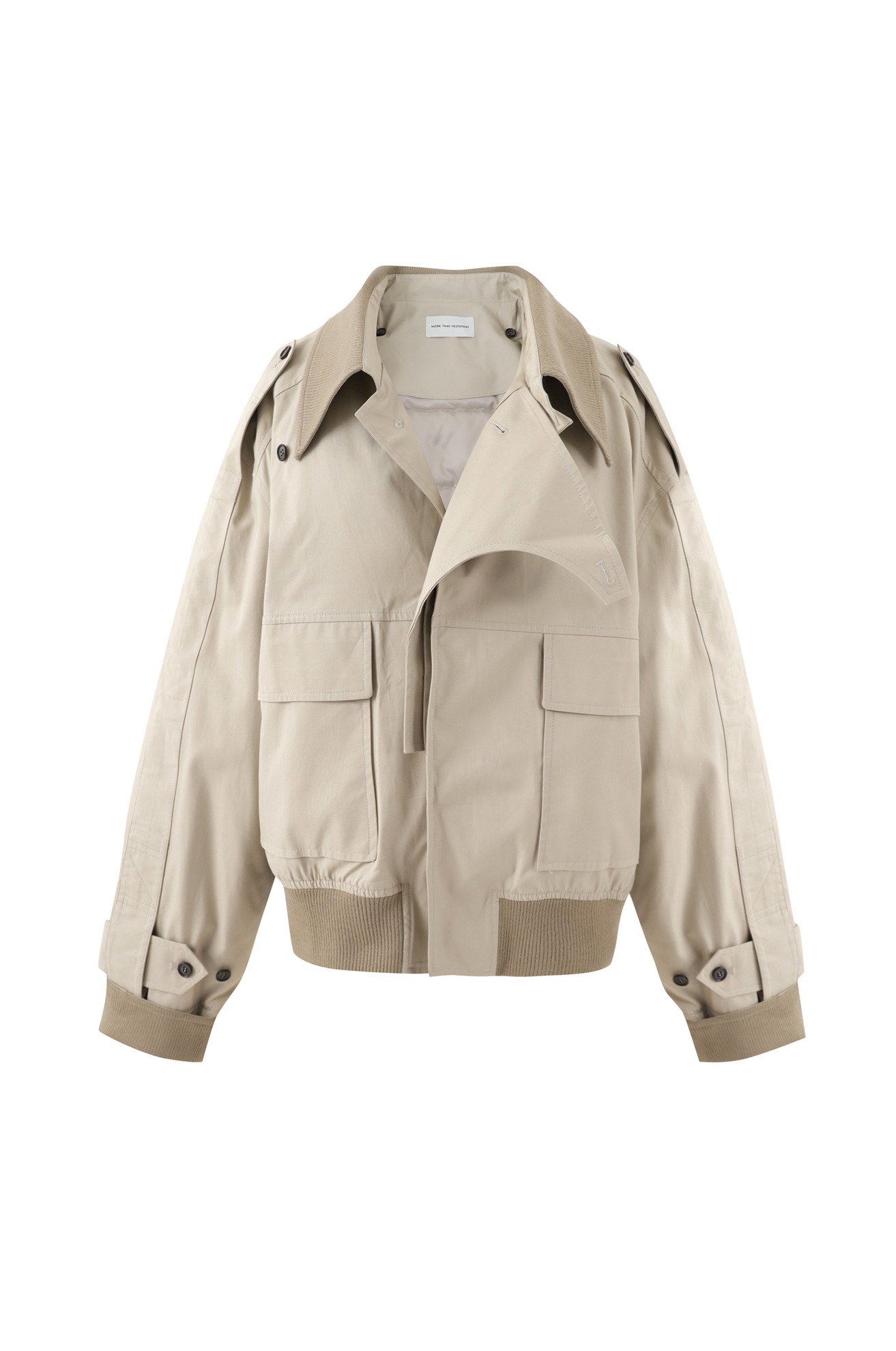Trench Blouson with Detachable Duck Down Liner (BEIGE)