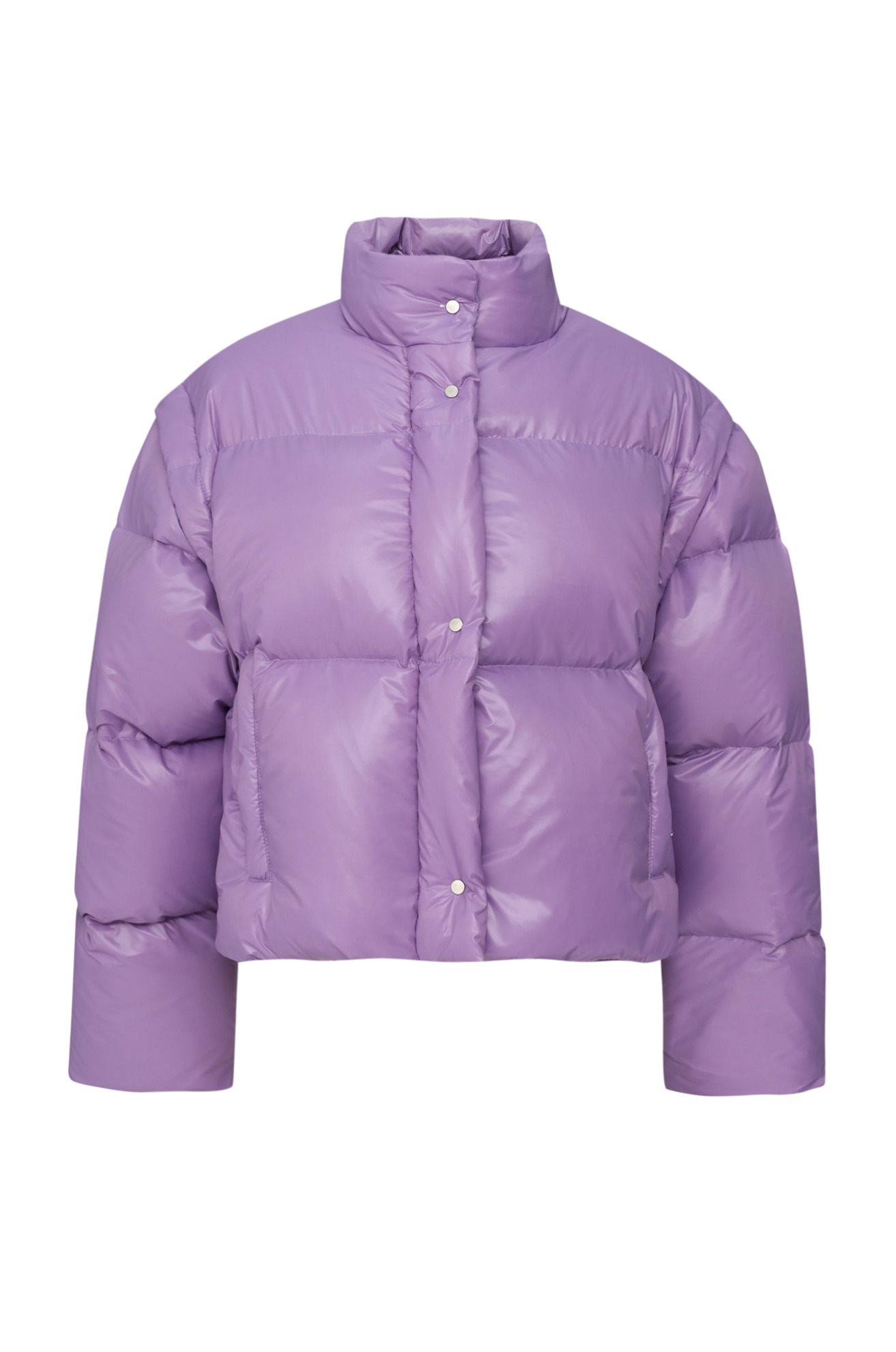 Two-Way Down Jacket with Detachable Sleeves