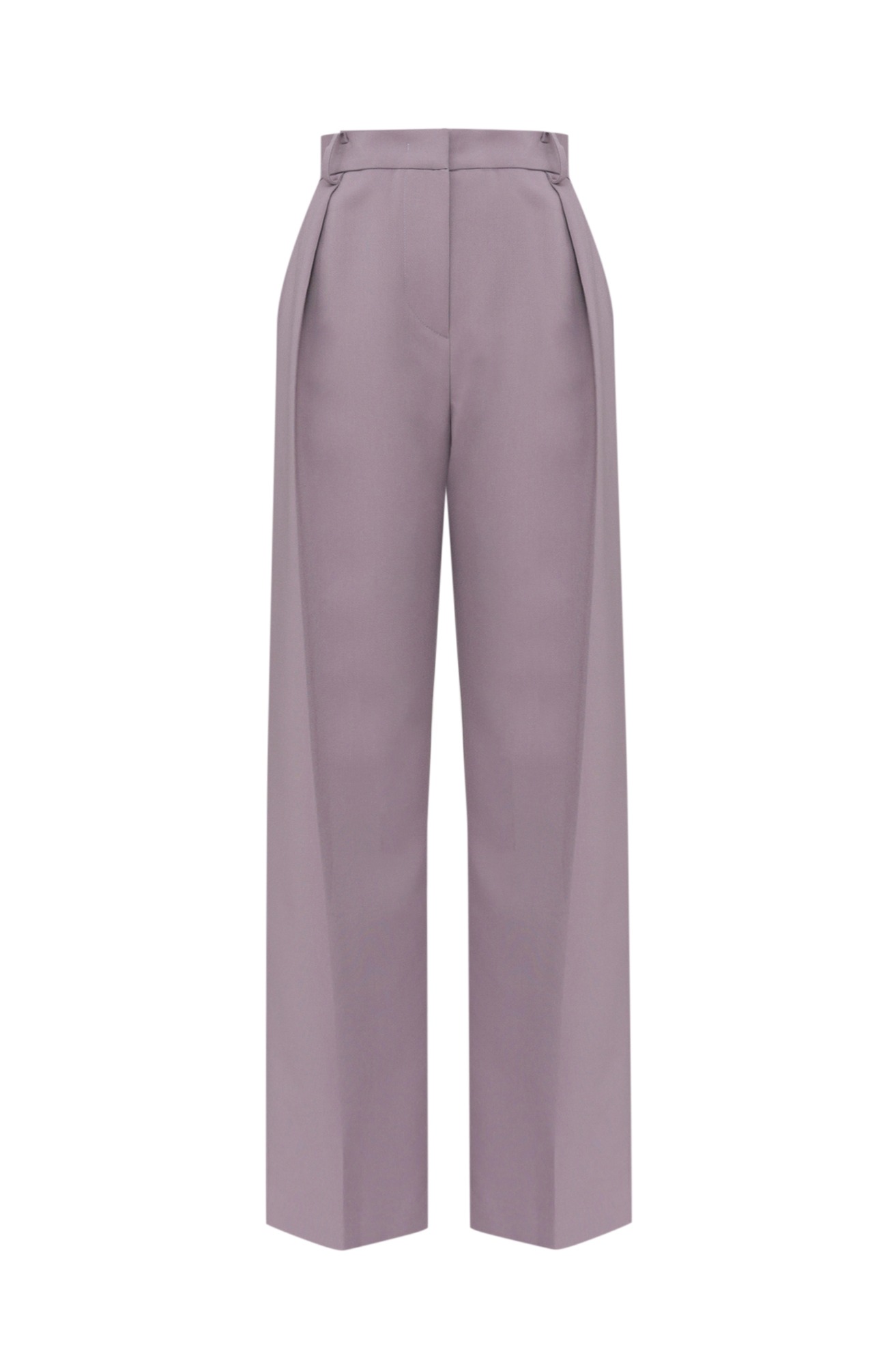 Simple Pintuck Trousers