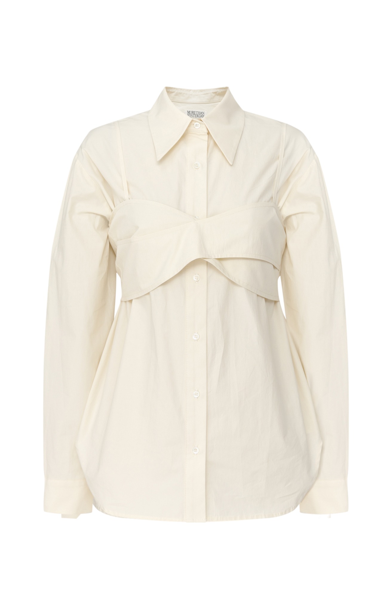 Basic Cotton Shirt &amp; Bustier Top  10/10 순차발송