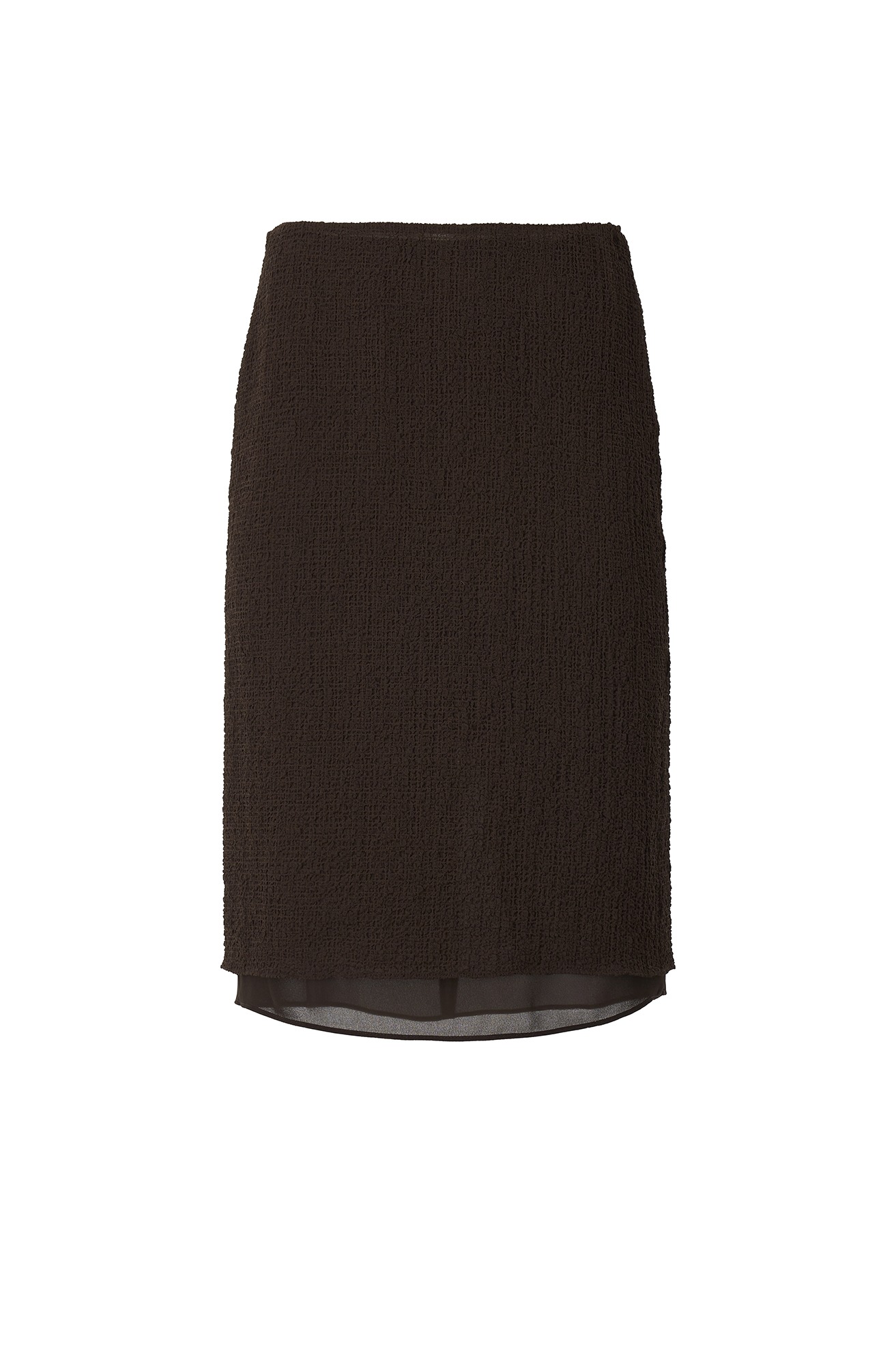Wrinkle Skirt (Brown)