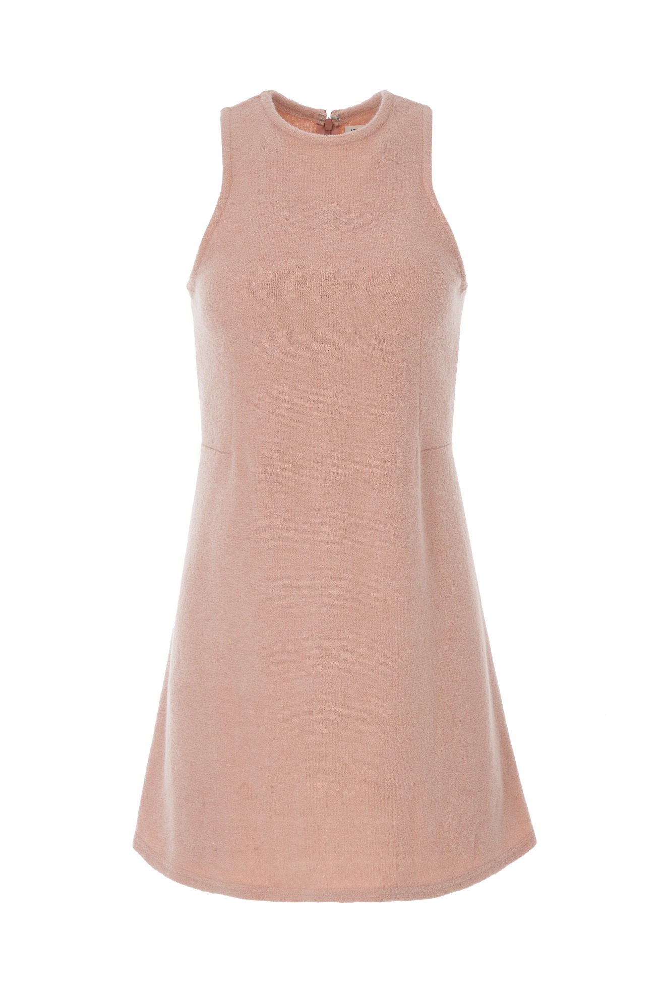 Boucle Sleeveless Dress (Pink)