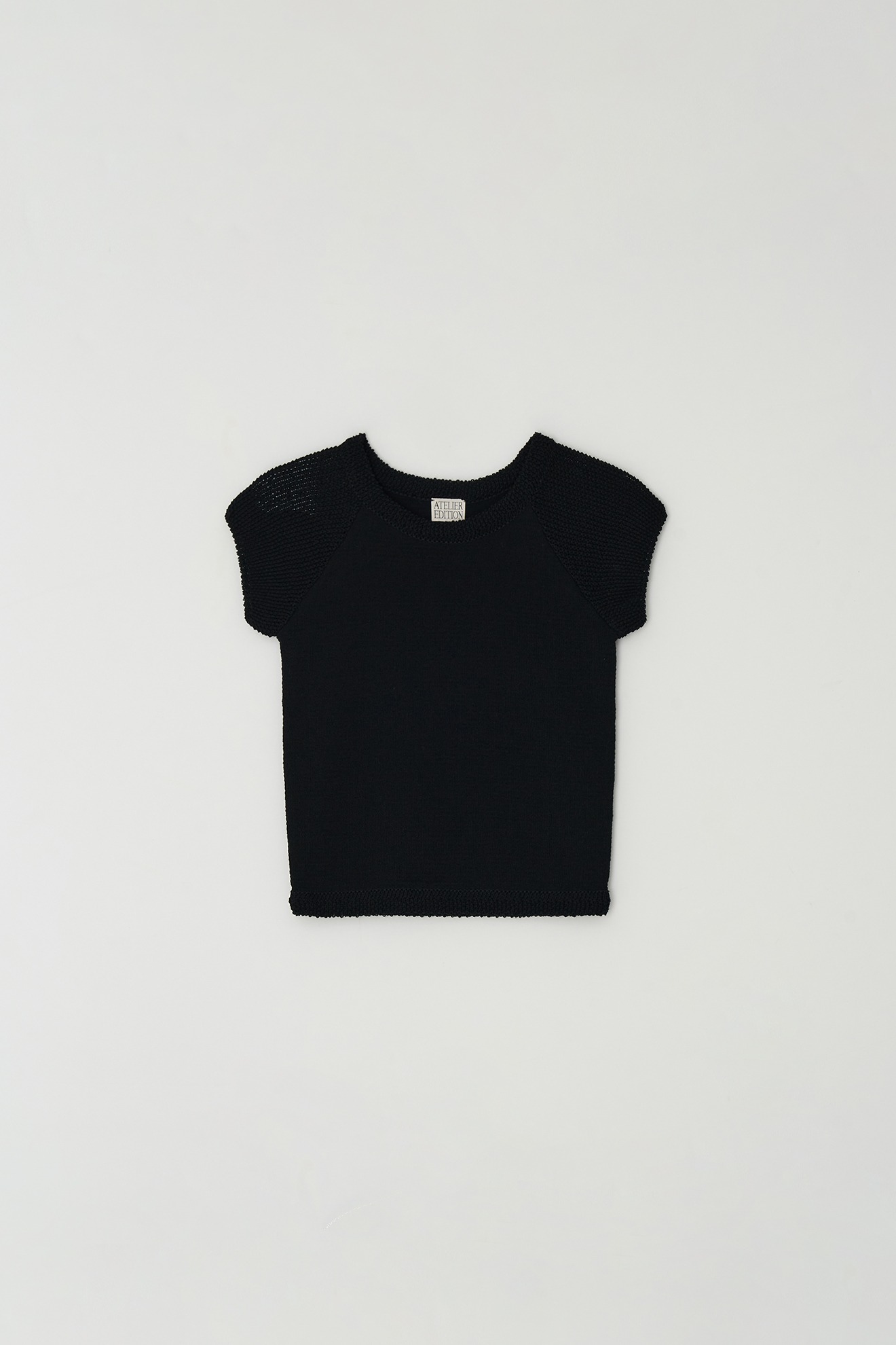 Puff Sleeve Knit (black)