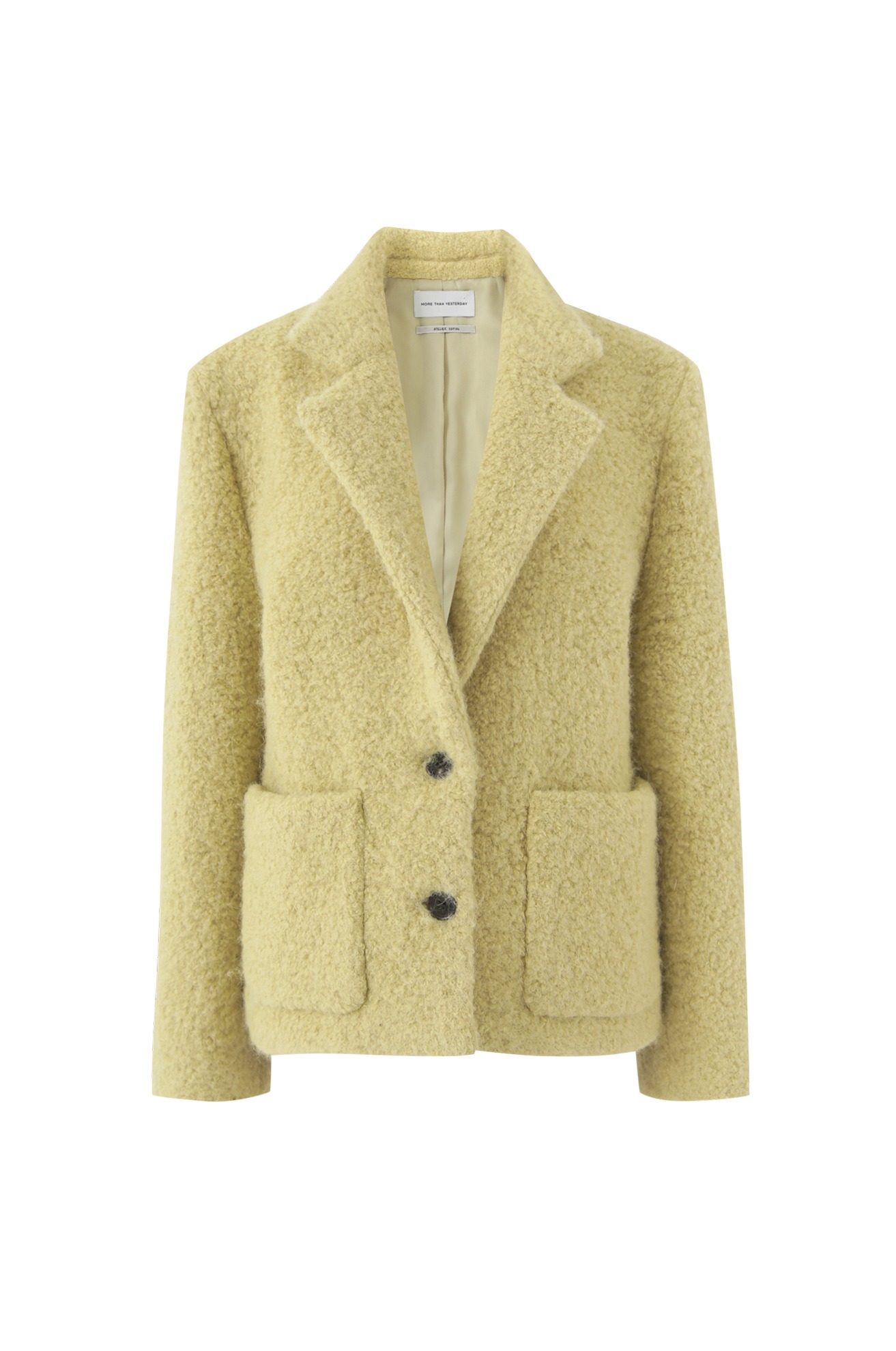 ALPACA WINTER JACKET (YELLOW) <br><sub><mark><strong>ATELIER EDITION </strong></sub><br>