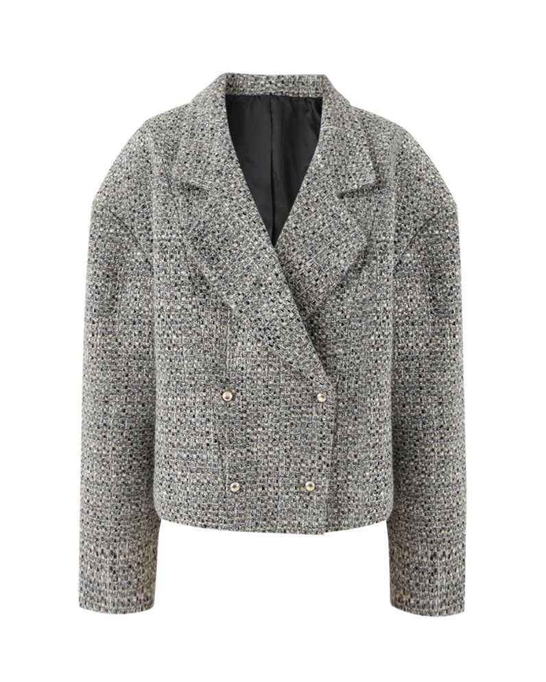 Abraham Chanel Tweed Jacket (GRAY)