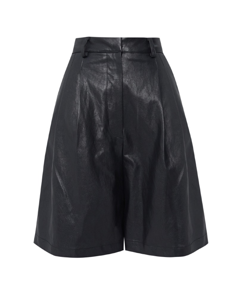 Echo Leather Bermuda Pants