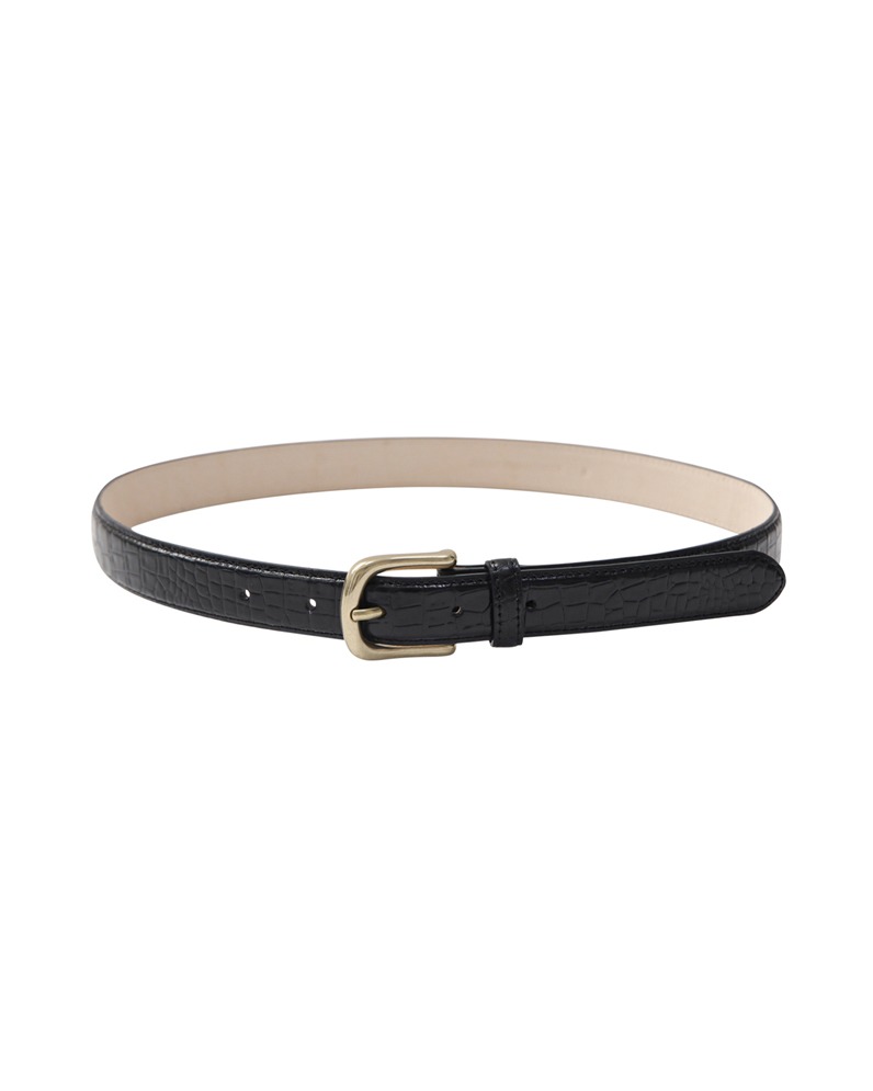 Italian Leather Belt (GOLD)