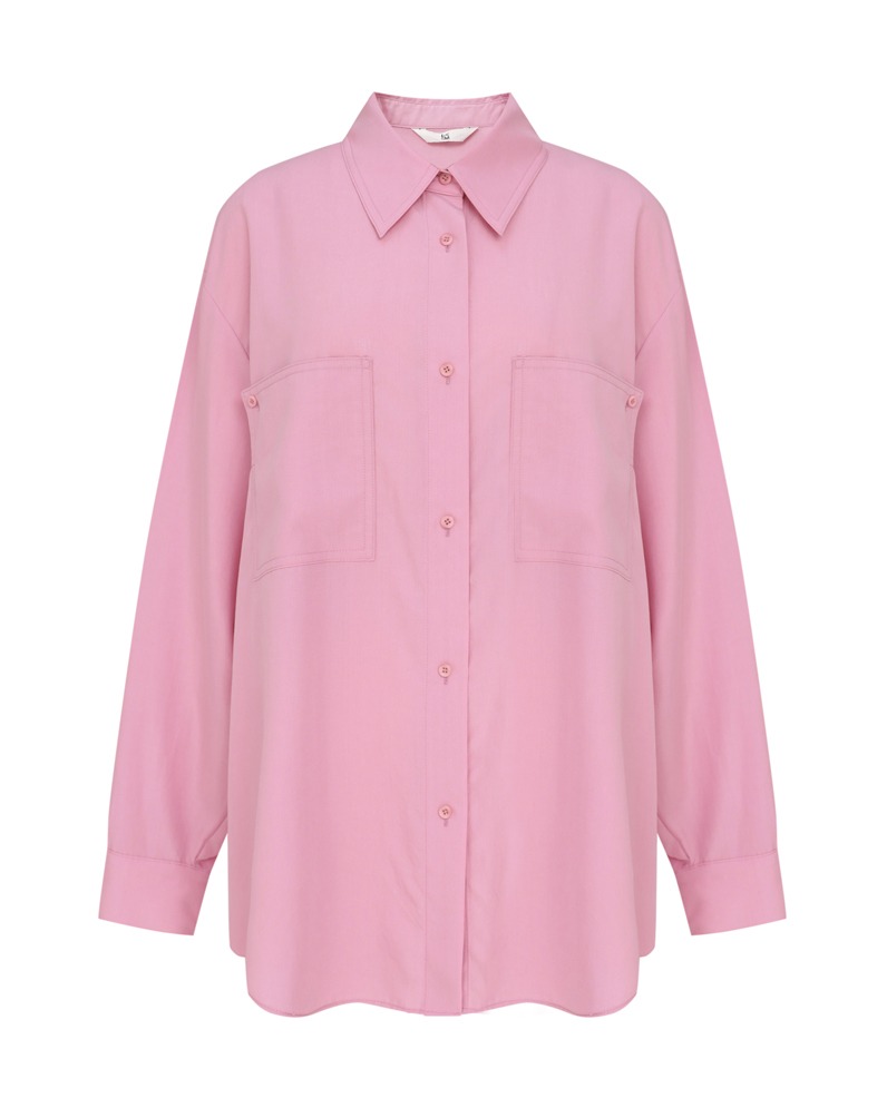 Buttoned Pocket Tencel Shirts  10/10일 순차발송