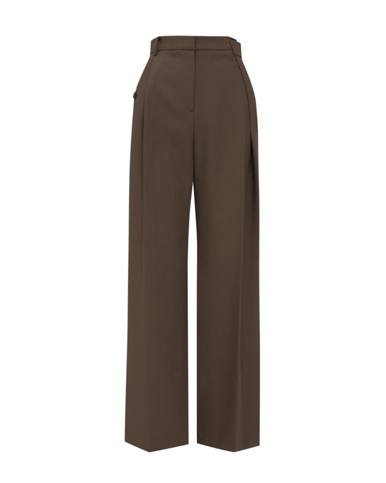 Asymmetrically Pleated Trousers  10/17 순차발송