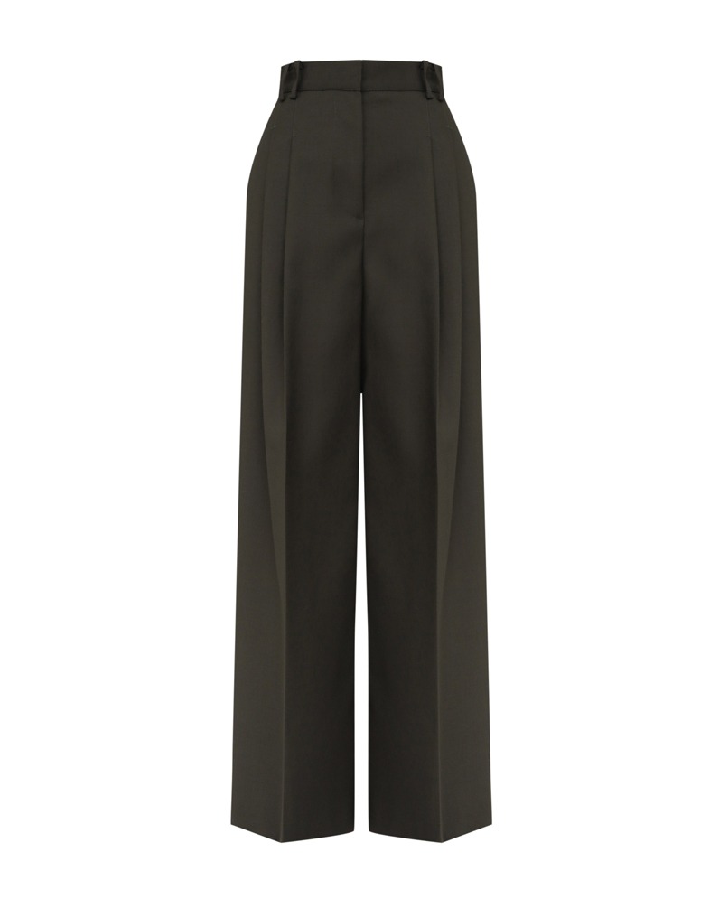 Wool High Waist Pleated Trousers  10/17 순차발송
