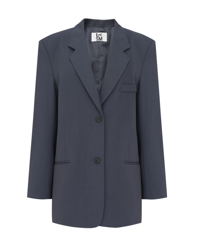Slented Welt Two Button Blazer  10/7 순차발송