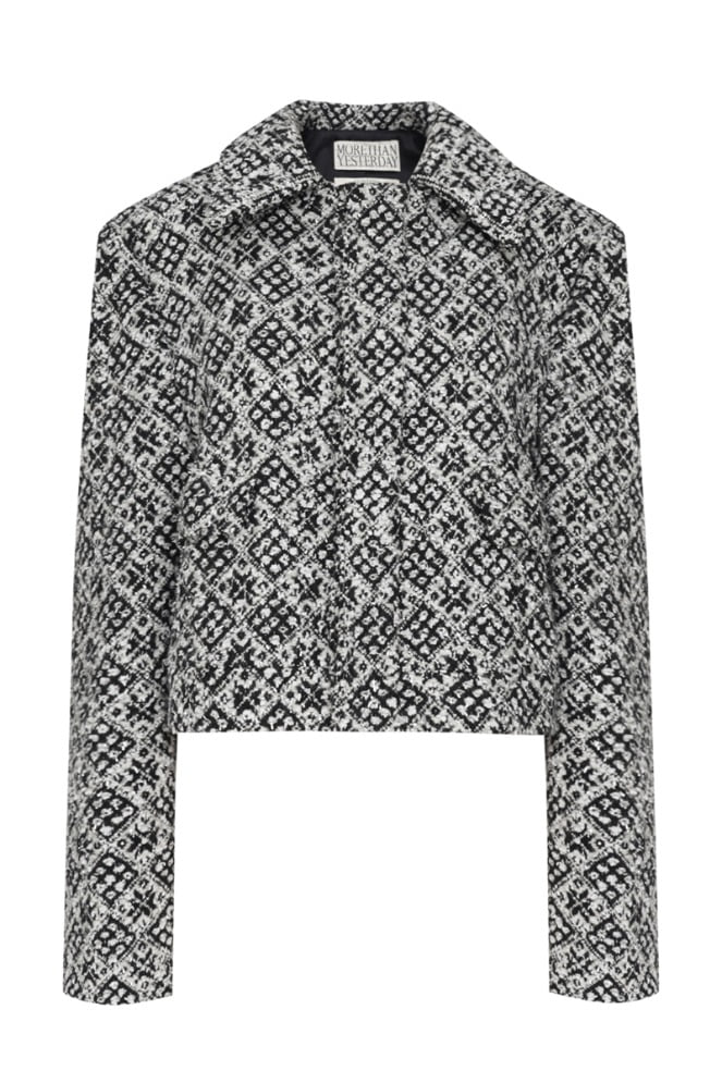 Koz Metalic Yarn Tweed Jacket