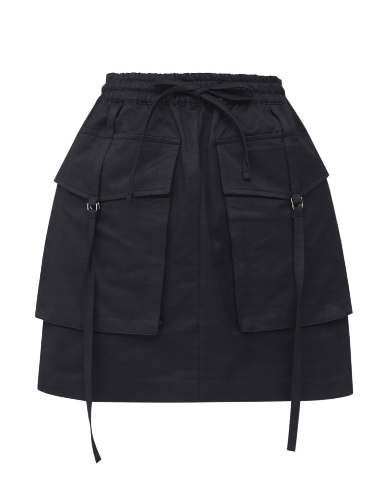 Big Pocket String Skirt
