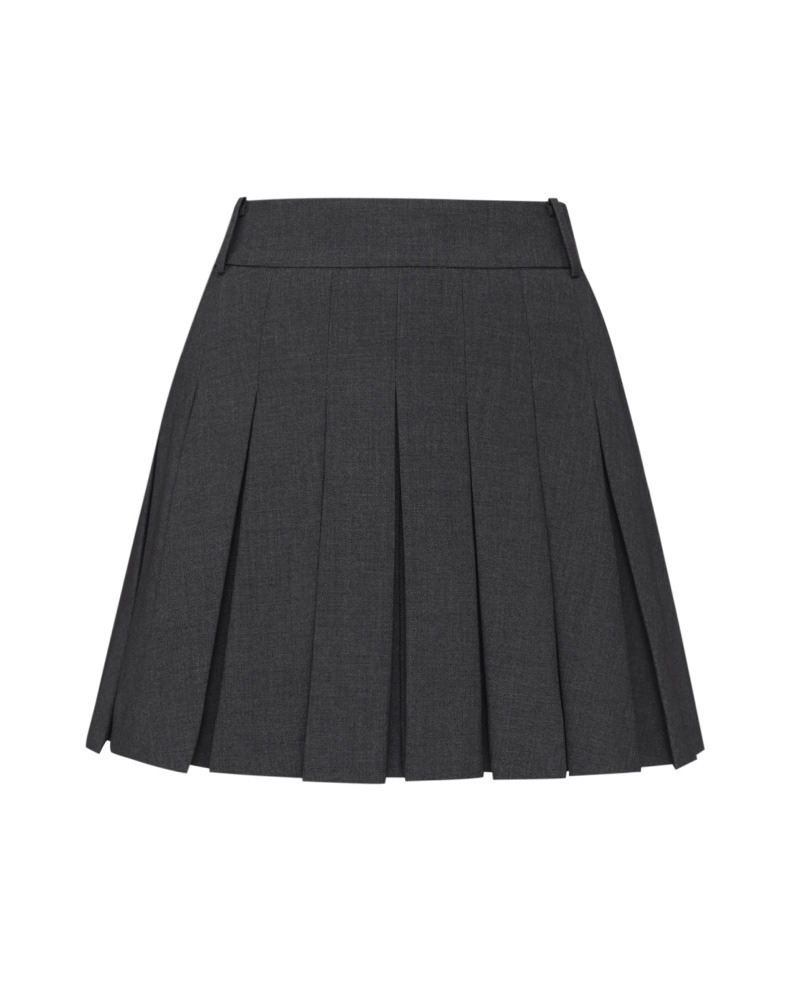 Pleats Mini Skirt