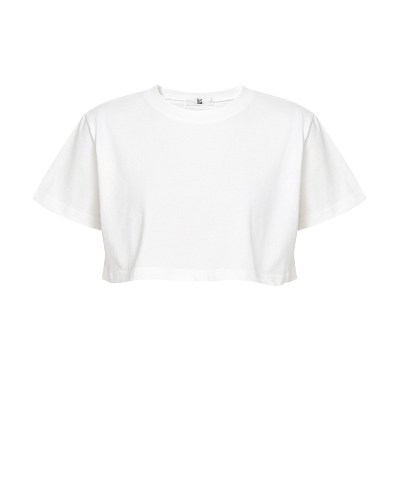 Cropped Cotton Tee  6/8 순차발송