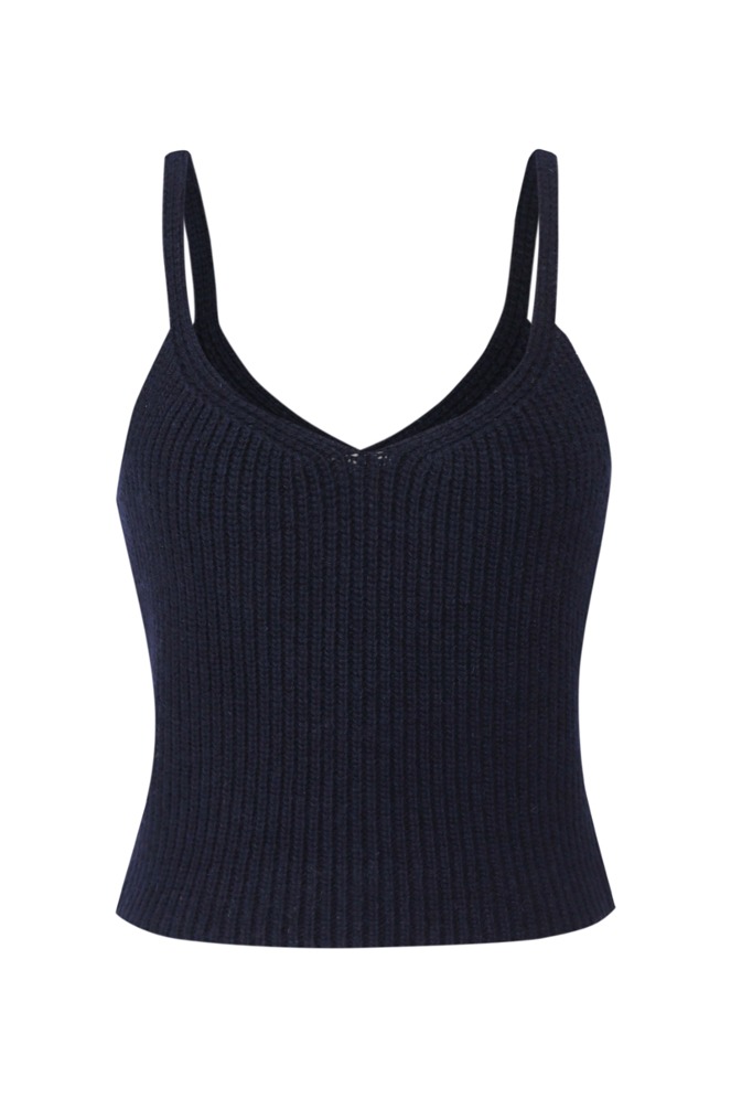 Strap Wool Knit Top  10/13 순차발송