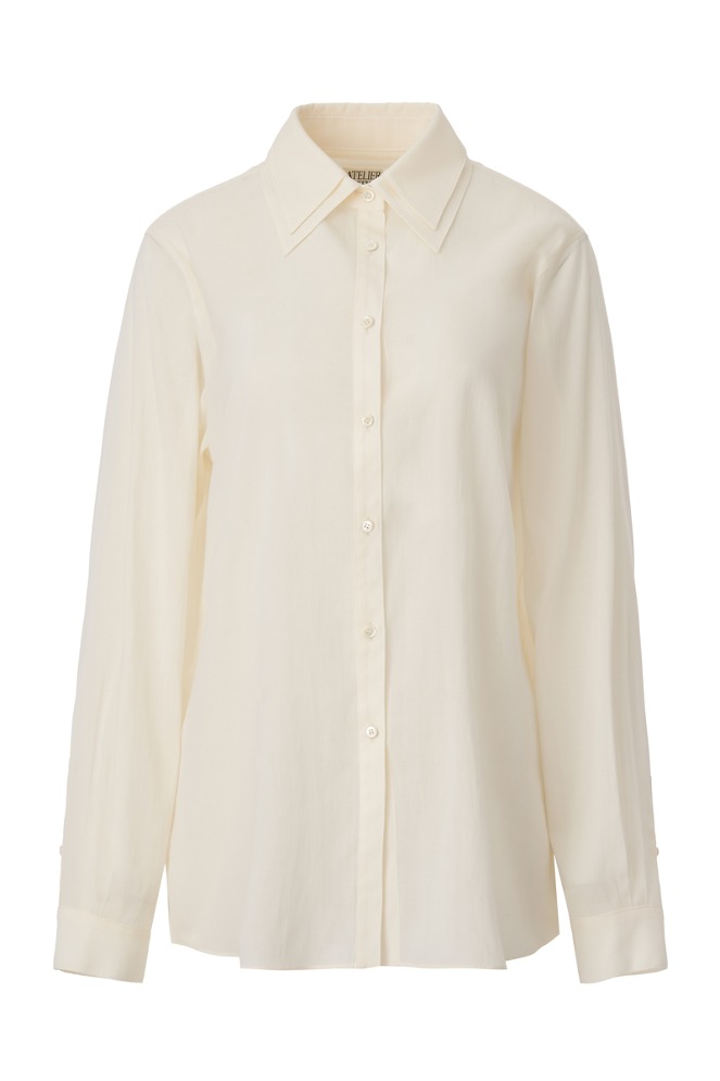 Double Collar Blouse (Ivory)