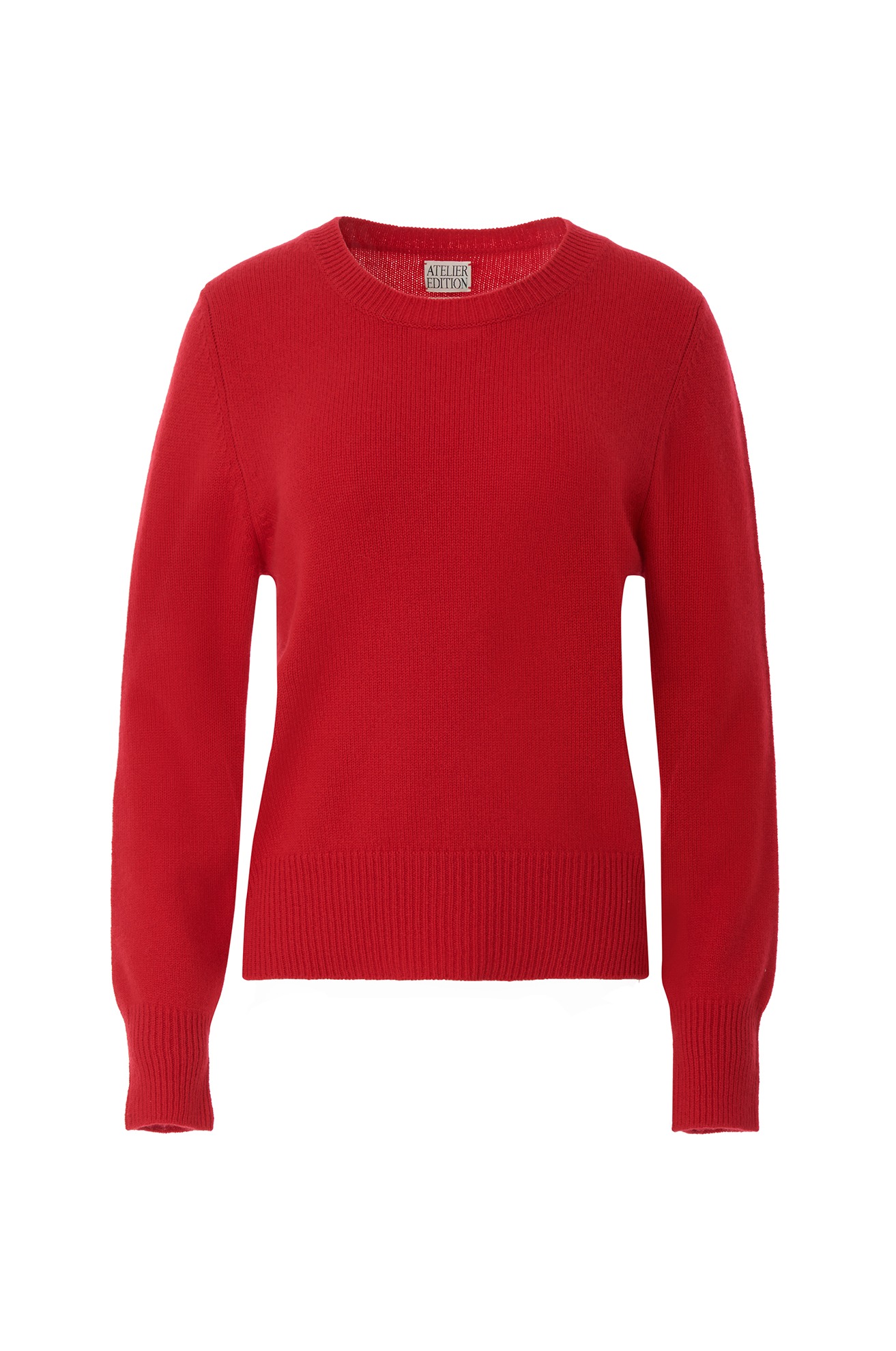 Cashmere Round Sweater (Red)
