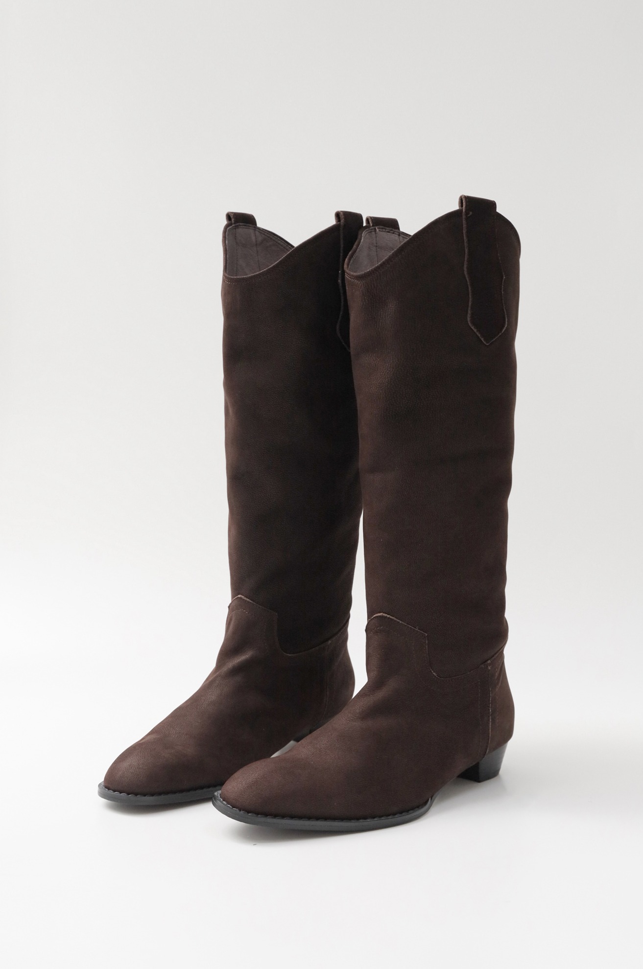 Western Boots (DARK BROWN)