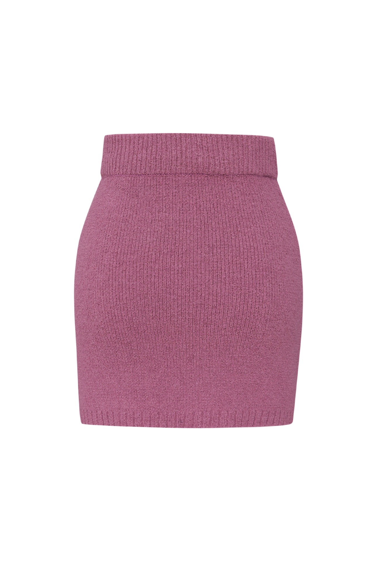 Ribbed Knit Mini Skirt