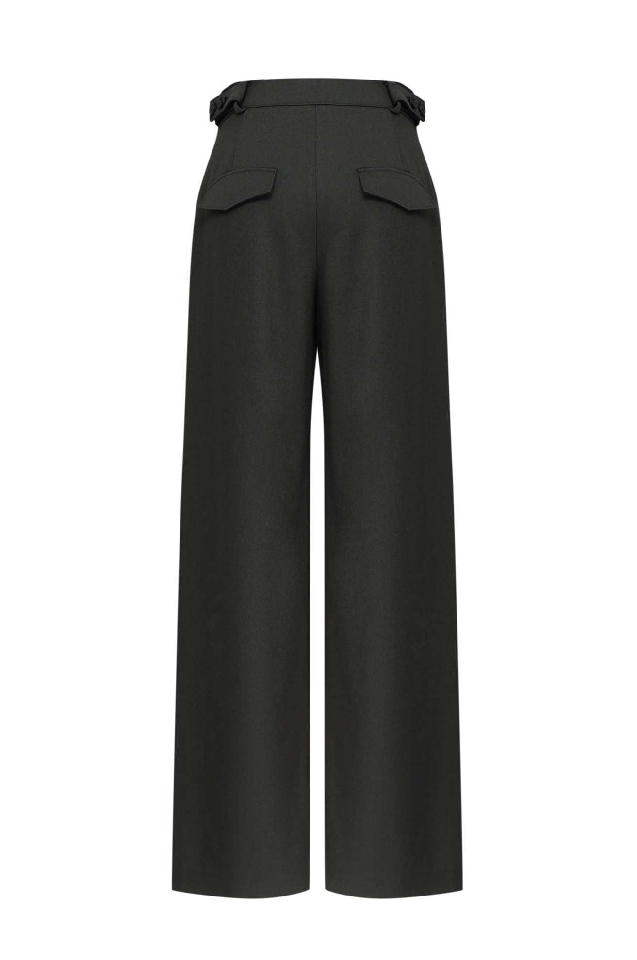 Two-tuck Wide-leg Trousers